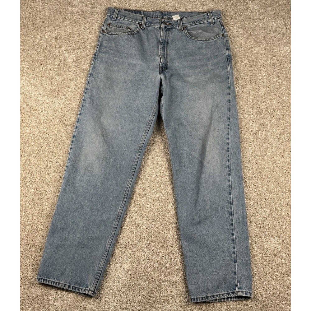 Levis 550 Jeans Vintage Mens 38x32 Blue Denim Relaxed Fit Y2K Skater Street 00s
